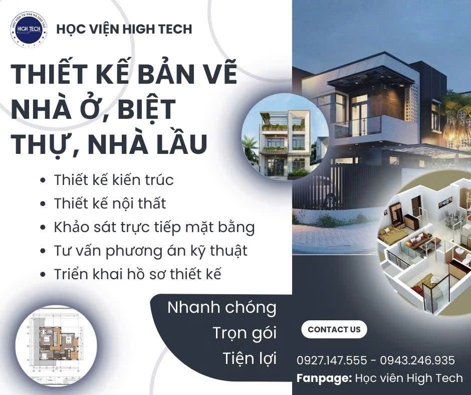 Thiết kế bản vẽ nhà ở, biệt thự